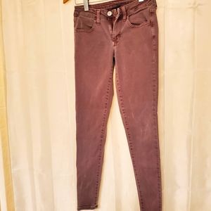 Mauve American Eagle Jeggings